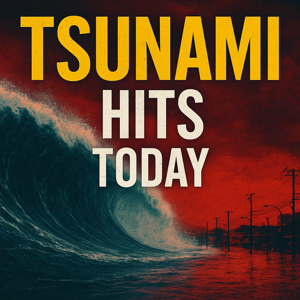 🌊 Powerful Earthquake Triggers Tsunami Warnings Across Pacific